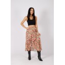 ANVELOP DESENLİ ETEK BOHO LOVES ELİF MISIRLI